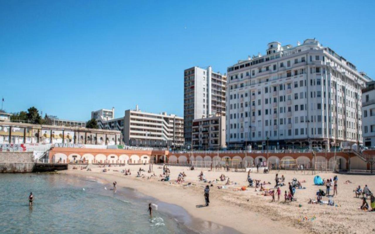 "Le Suez" Appartement Au Bord De Mer Catalans-Pharo Marseille Luaran gambar