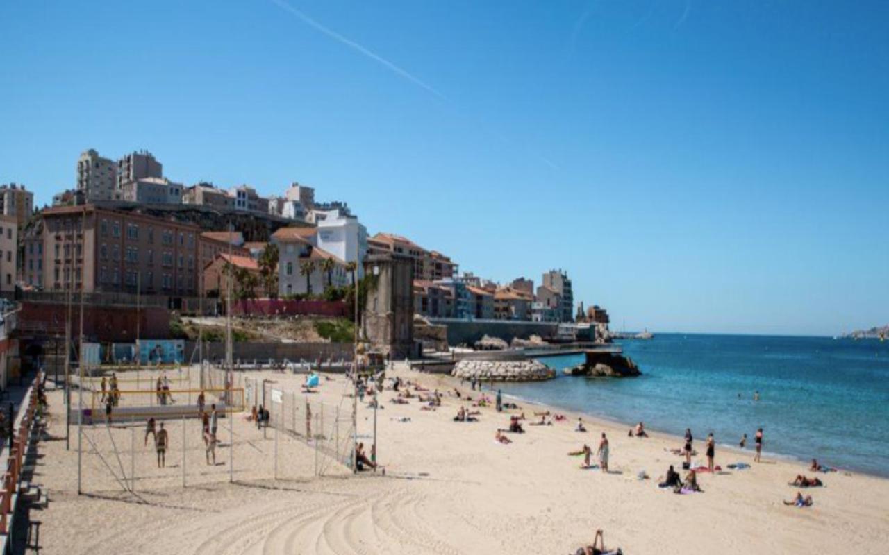 "Le Suez" Appartement Au Bord De Mer Catalans-Pharo Marseille Luaran gambar